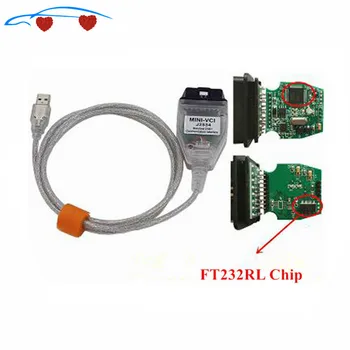 

MINI VCI J2534 For Toy-to TIS Techstream V10.30.029 MINI-VCI Interface Single Cable OBD2 Diagnostic Tool Car-styling