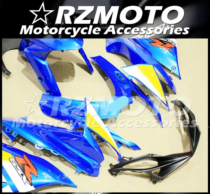 ABS мотоцикл обтекатель комплект для SUZUKI GSXR600 750 L1 L2 L3 2011- год кузов литьевая форма Магазин № 1202