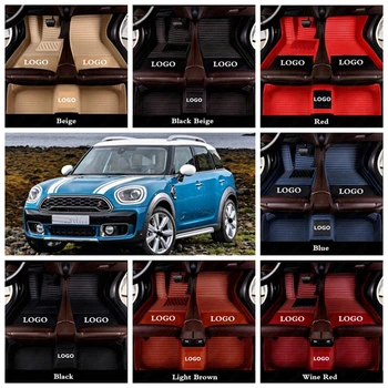 

Customized Car Floor Mats for MINI R50 F57 F60 R53 ONE Cooper Plus Countryman R57 R58 R60 R56 F55 F56 R52 Auto Foot Mat Rugs