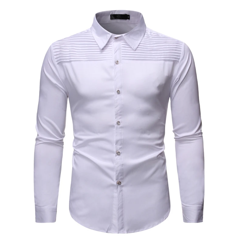 mens tuxedo shirt slim fit