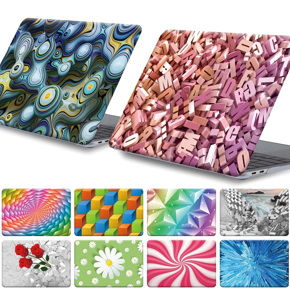 

Laptop Case For Apple Macbook Air 11/Air 13/Pro 13/Pro 15/Pro 16/Macbook 12 laptop case Unique 3D pattern design