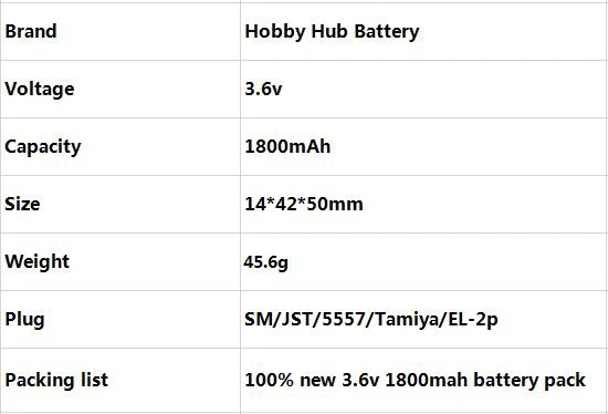 NI-CD 3,6 v 1800 mah AA перезаряжаемая батарея для дистанционного управления автомобилем лодкой электрические игрушки корабль Робот игрушки дистанционного управления 3,6 v 1800 mah nicd