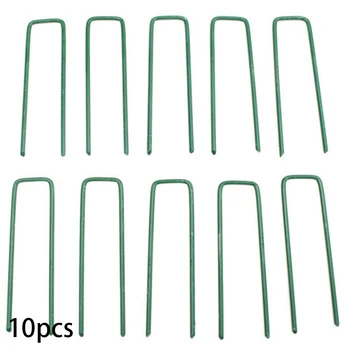 

For Artificial Grass U Shape Pins Turf Galvanised Tent Ground Pegs Yard