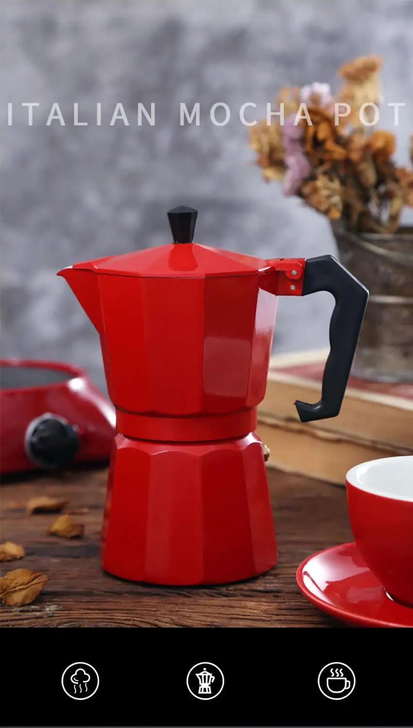 Stovetop Percolator Espresso Pot 