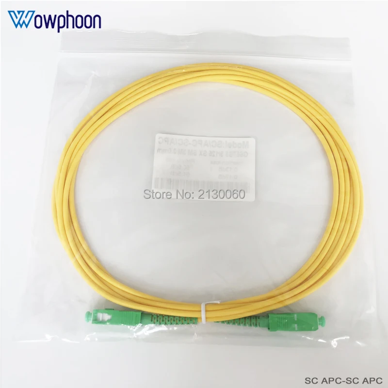 20 шт. 3 м SC APC ftth simplex патч-корд из оптического волокна 0 мм g657b3 | Мобильные телефоны и