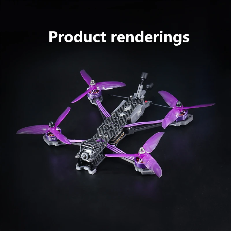 Квадрокоптер TCMMRC Avenger 225HD fpv с рамкой 5 дюймов гоночный Дрон из углеродного волокна