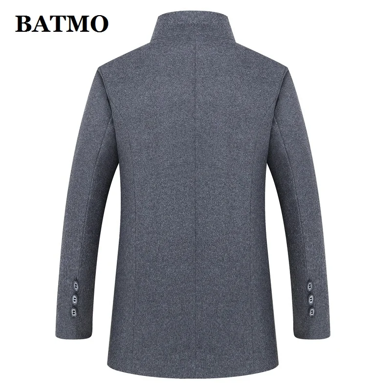 BATMO, Новое поступление, зимнее шерстяное пальто высокого качества, повседневный Тренч для мужчин, мужские толстые шерстяные куртки, большие размеры, M-4XL, 867