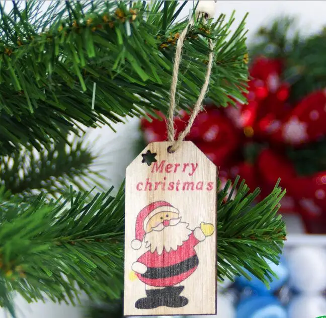 Детский подарок на год, деревянные рождественские куклы, письмо, решетка, снежинка, рождественская елка, украшение для дома, Рождество, Navidad - Цвет: Прозрачный