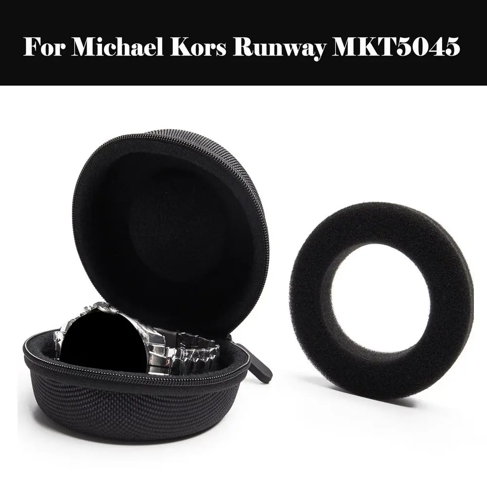 

Waterproof Box Travel Portable SmartWatch EVA Pouch Cover Watch Storage Case Protective For Michael Kors Runway MKT5045