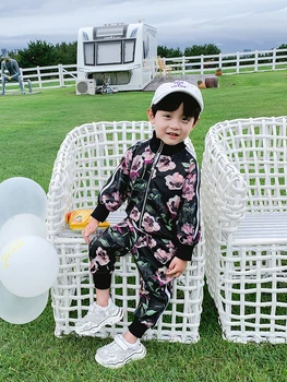 

Boys Suit Children, Spring 2020) New Korean Boy Spring and Autumn New Spring Children Western Style Tide Two-Piece Set