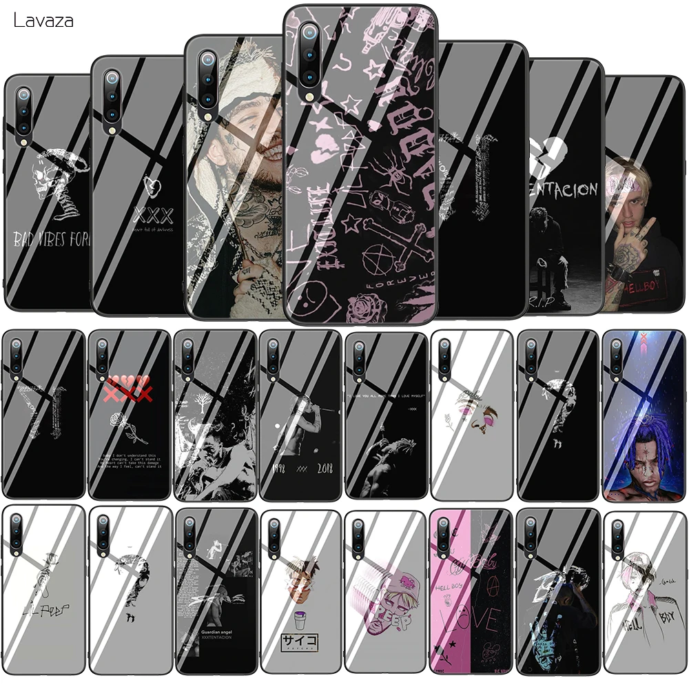 Lavaza XXXTENTACION розовый открытый Lil Открытый закаленное стекло мягкий чехол для Xiaomi Redmi Note 5 6 7 Pro mi A1 A2 8 Lite 9 F1 TPU чехол