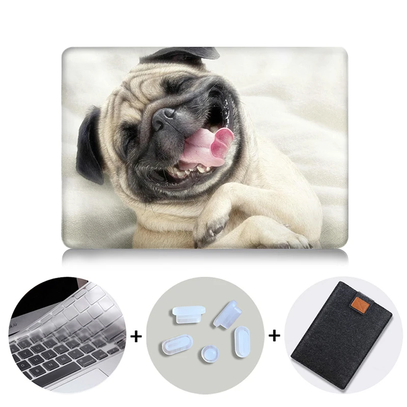 Чехол для ноутбука MTT, чехол для Macbook Air 11 13,3 Pro 13 15 retina, чехол с милой собакой для Apple Mac, чехол для книги, 12 дюймов, сумка для ноутбука - Цвет: MB12