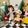 2024 New Christmas Gift Doll For Children Girl BJD Naked Blue Eye PVC Face Clothes Accessories16cm 13 Movable Joints Ppresent 5