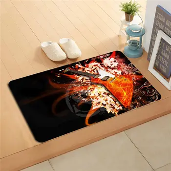 

WU&88w Custom Colorful guitar 03 Doormat Home Decor Door mat Floor Mat Bath Mats foot pad P-F718kh-c88w