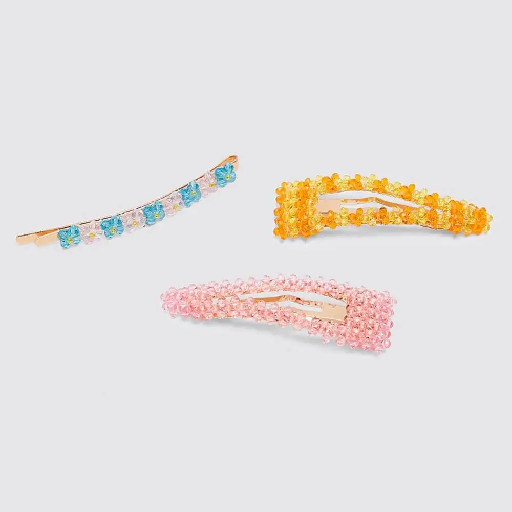 Best lady Newly ZA Simulated Pealr Hair pins For Women Wedding Party Bohemian Crystal Girls Gifts Multicoloured Hair Jewelry