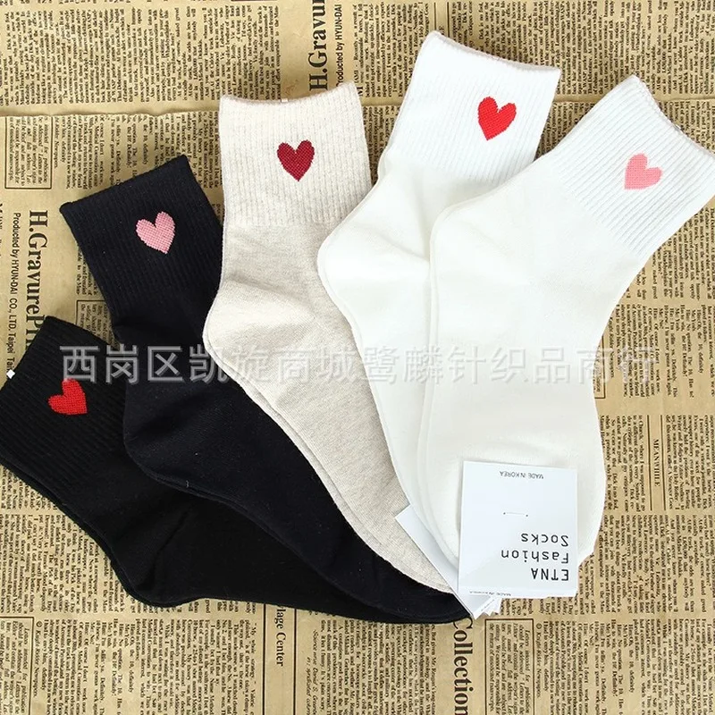 Корейские женские короткие носки, теплые хлопковые Дышащие Модные Забавные милые повседневные спортивные уличные носки на осень и зиму