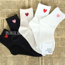 Корейские женские короткие носки, теплые хлопковые Дышащие Модные Забавные милые повседневные спортивные уличные носки на осень и зиму