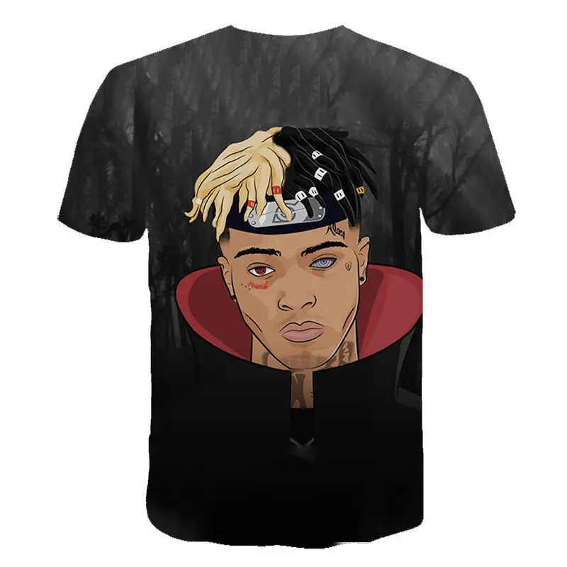 2020 New Xxxtentacion T Shirt Men/Women Fashion Streetwear Hip Hop Style Raper Xxxtentacion 3D Print Men's T-shirt Cool Tops Tee white t shirt