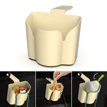 Сиденье автомобиля мусорное ведро коробка подстаканник ABS 1 шт контейнер корзина аксессуар бежевый Многофункциональный