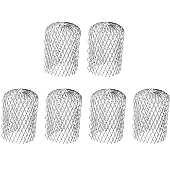 

6Pcs Gutter Guards 3 Inch Expand Filter Strainers Downspout Protectors Stops Blockage Leaves Debris