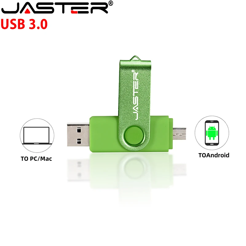 USB флеш накопитель JASTER OTG 128 ГБ 64 высокоскоростной usb 3 0 16 32 карта памяти флешка для