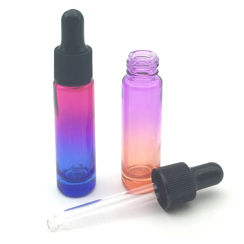 

50pcs Empty Perfume Sample 10ml Pipette Bottle with Pure Glass Dropper Essential Oil Mini Tubes Vial