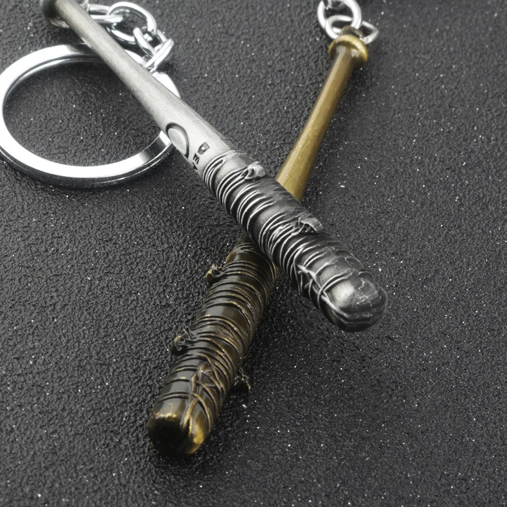 Die Walking Dead Baseball Bat Keychain Hohe Qualität Negan der Bat Lucille  Stick Key Chian Schlüssel Männer Auto Frauen Tasche zubehör