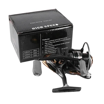 

Double Rotary Handle All Metal Fishing Reel 2000/3000 Series ABB High Speed Fish Reels Winter Fishing Accessories