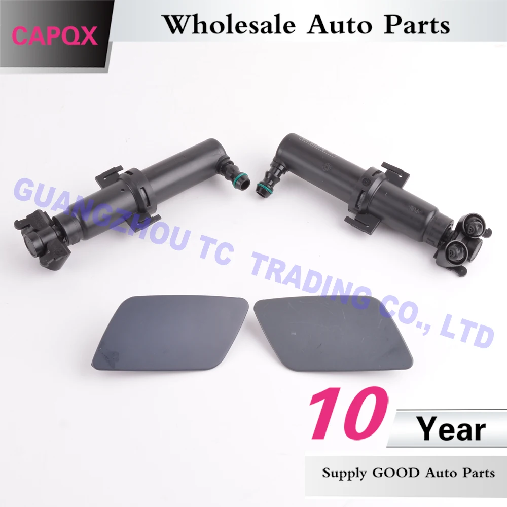 CAPQX для VW Tiguan 2010 2011 2012 насадка омывателя фар распылитель воды Форсунка струи и крышка омывателя крышка оболочки