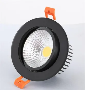 

3W 5W 7W 12w Dimmable Led downlight COB Ceiling Spot Light 110V 220v recessed Lights Indoor Lighting fixture with LED driver