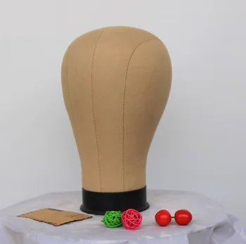 

Fabric Cover Soft Female Mannequin Head Model For Wig Hat And Jewelry Display
