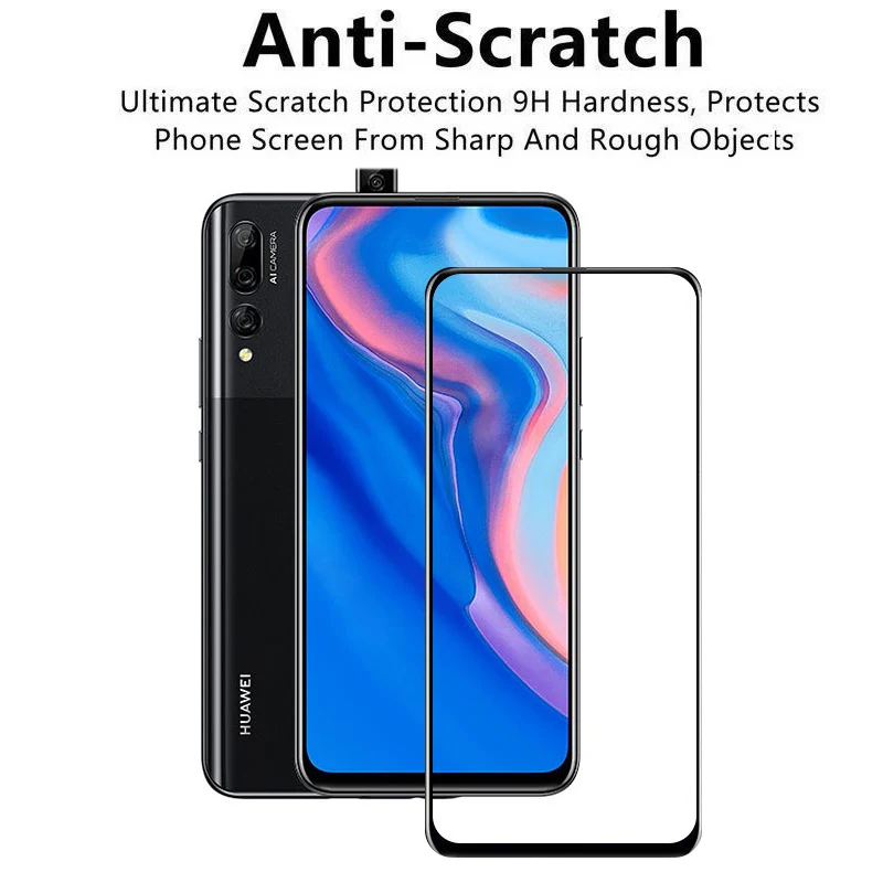 Protective-glass-on-for-huawei-y9-y3-prime-2019-2018-p-smart-z-tempered-glas-screen