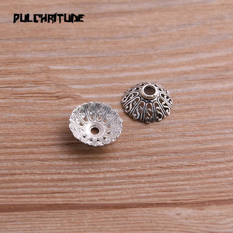 Pulchrode 30 шт. 15*15 мм два цвета сосуд полый цветок буквы S DIY разделенные ювелирные аксессуары Подвески для изготовления ювелирных изделий