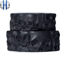 Дизайн, серебряное кольцо ручной работы 925 пробы, индивидуальное простое кольцо с черепом