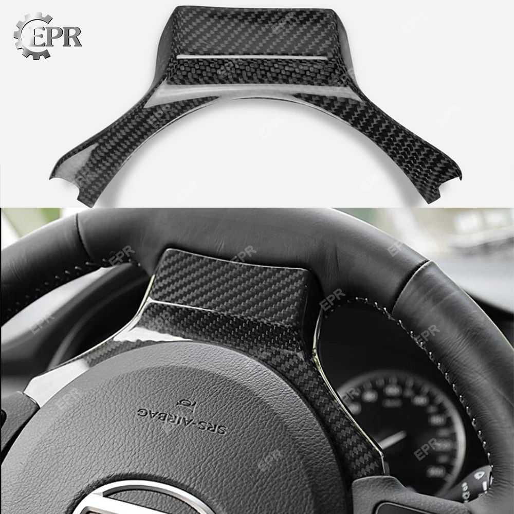 

Carbon Fiber Interior Trim For Lexus IS 2013+ Steering Wheel Cover Body Kit Tuning Trim For Lexus IS Racing Part