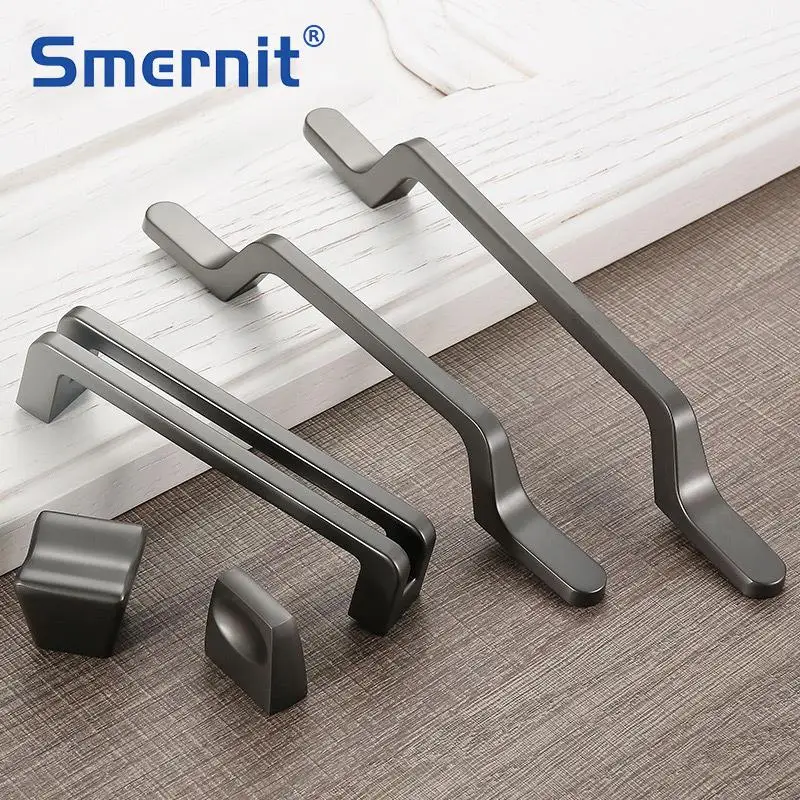Simple Furniture Handles Modern Bronze Door Handles Drawer Pulls
