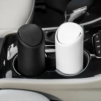 

Mini Portable Silicone Car Trash Cans Waste Bins Odorless Car Cash Coin Organizer Small Storage Debris Sundries Bucket Trash Bin
