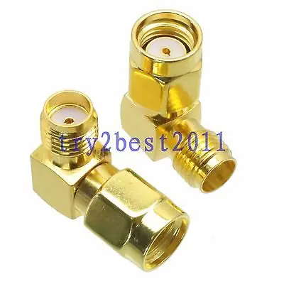 DHL/EMS 50 комплектов 1pce разъем адаптера RP-SMA разъем для SMA jack pin РЧ коаксиальный прямоугольный-C1