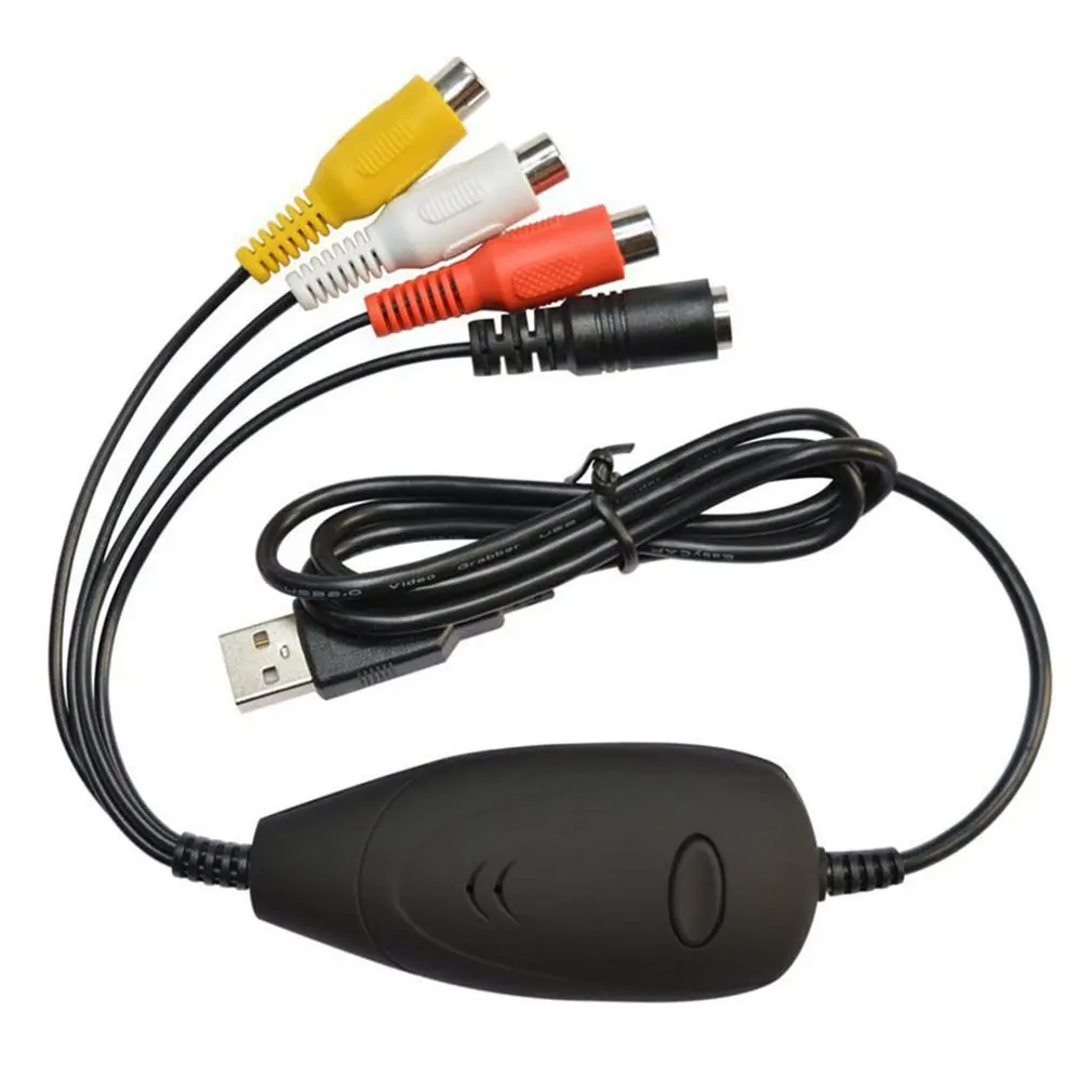 Usb Аудио Видео Захват конвертер Vhs в DVD захвата карты видеокамеры ТВ коробка старый Vhs ленты в цифровой файл