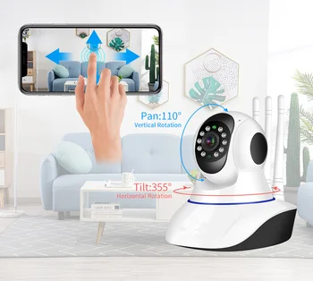 

BADIDEAR Wireless Security camera WiFi remote monitor mobile phone remote home intelligent network HD Baby Monitor camera