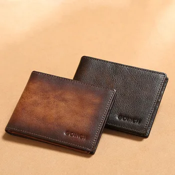 

Luxury RFID Wallet Genuine Leather Cowhide Credit Card Holder Case Men Women Driver license Wallets