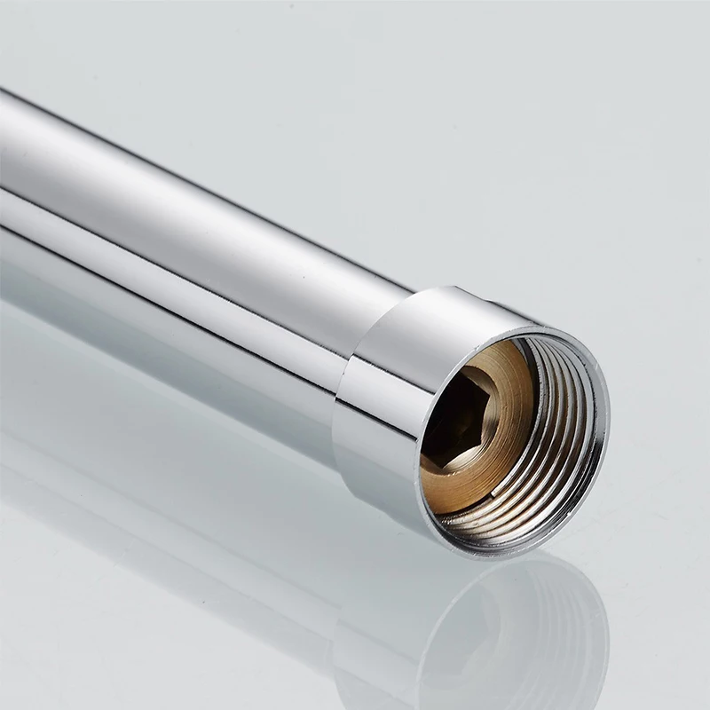 Shower Extension Pipe Square Bathroom Shower arm Stainless Steel Round Extension Pipe 30 cm shower pipe extension