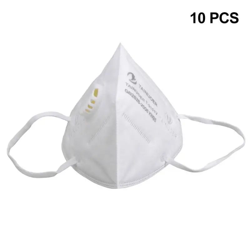 

KN95 Masks 10PCS Protective Breathing Valve Mask Safety Mask Filtration For Dust Particulate Pollution N95 Protection Masks