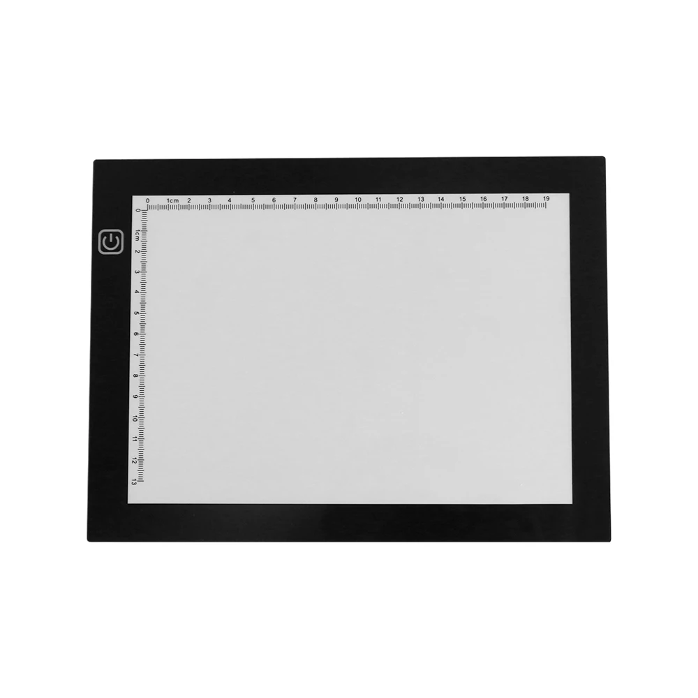 Portable A5 Light Box Tracer USB Powered Ultra-thin LED Artcraft Pad Copy Board with Scale 3 Level Adjustable Brightness | Канцтовары