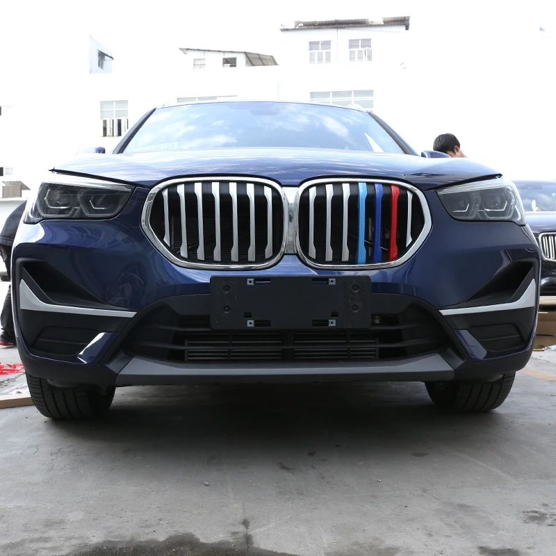 For BMW X1 F48 ABS Chrome Front Bumper Fog Light Cover Trim 2pcs 2016-2019