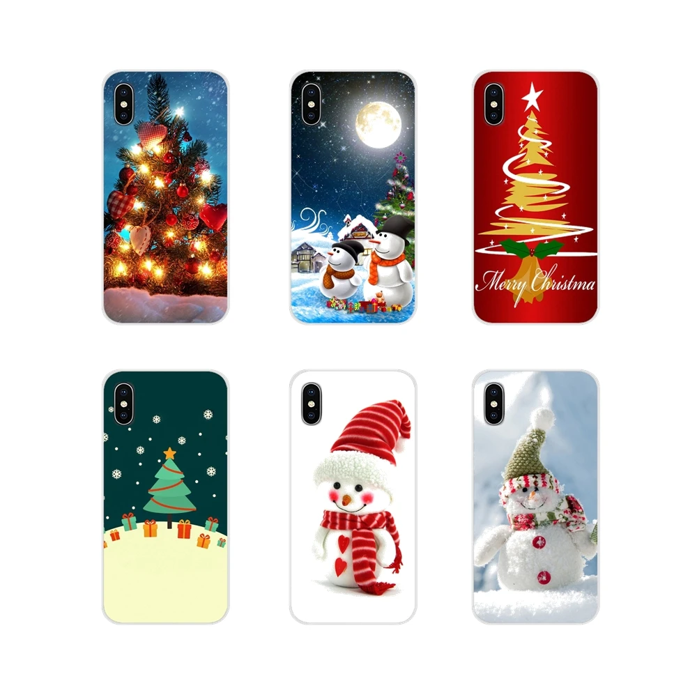 Phone Shell Covers Accessories Merry Christmas Pattern For Apple iPhone X XR XS 11Pro MAX 4S 5S 5C SE 6S 7 8 Plus ipod touch 5 6 | Мобильные