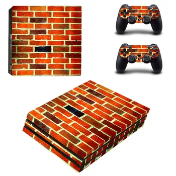 

Brick Wall Style Skin Sticker for PS4 Pro Console And Controllers Decal Vinyl Skins Cover Style 1314