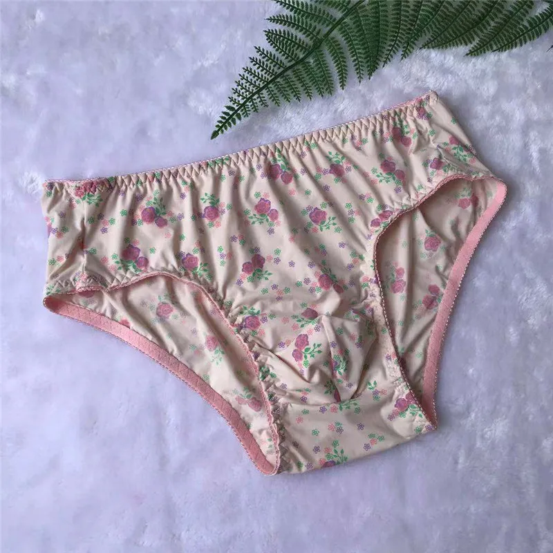 Mens  Printed Briefs Underwear Sissy Convex Pouch Panties Underwear Underpants Bikini Sexy Lingerie Gays Underwear 5
