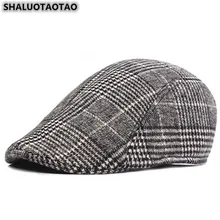 SHALUOTAOTAO, новинка, Мужская зимняя шапка, элегантная, Snapback, модные, термо бренды, береты, удобная, для отдыха, для спорта на открытом воздухе, шапка с язычком