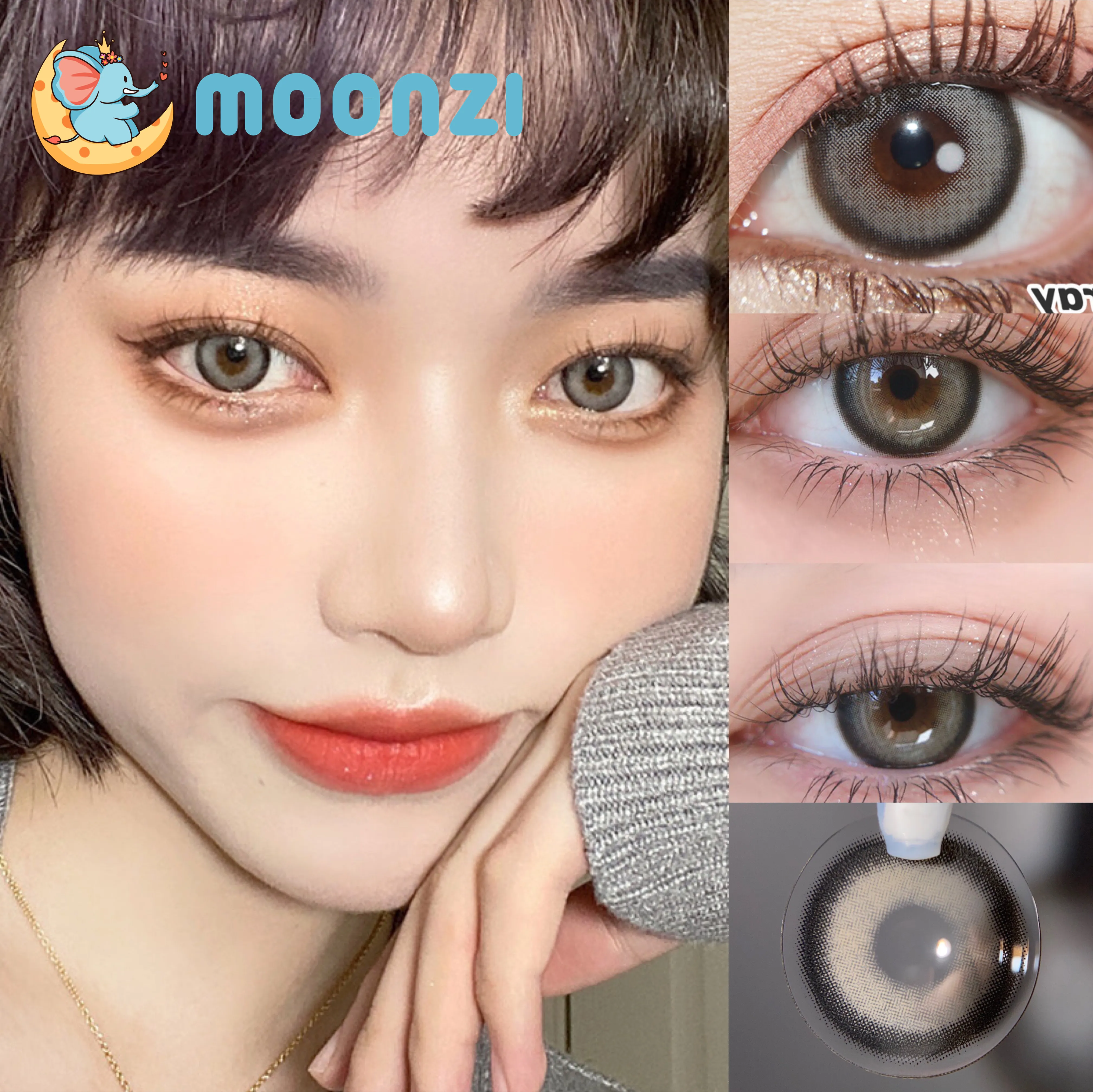 

2 шт./пара, контактные линзы для большого зрачка, с диоптриями